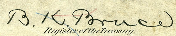Blanche Kelso Bruce 's signature