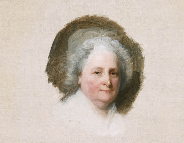 Martha Washington (Martha Dandridge Custis) - Gilbert Stuart, 1796