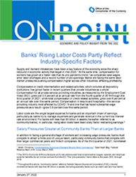 Banks' Rising Labor Costs Partly Reflect Industry-Specific Factors